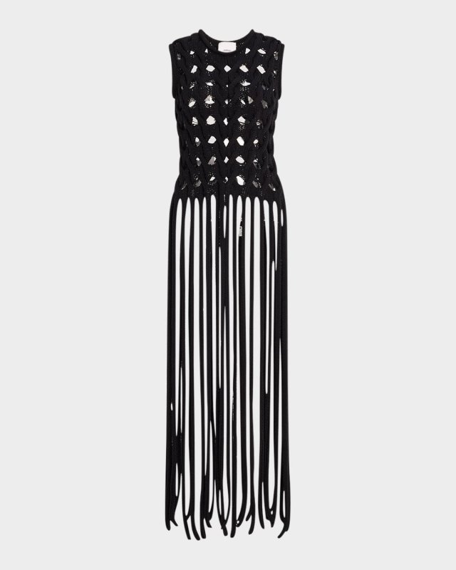 Fausti Sleeveless Fringe Top
